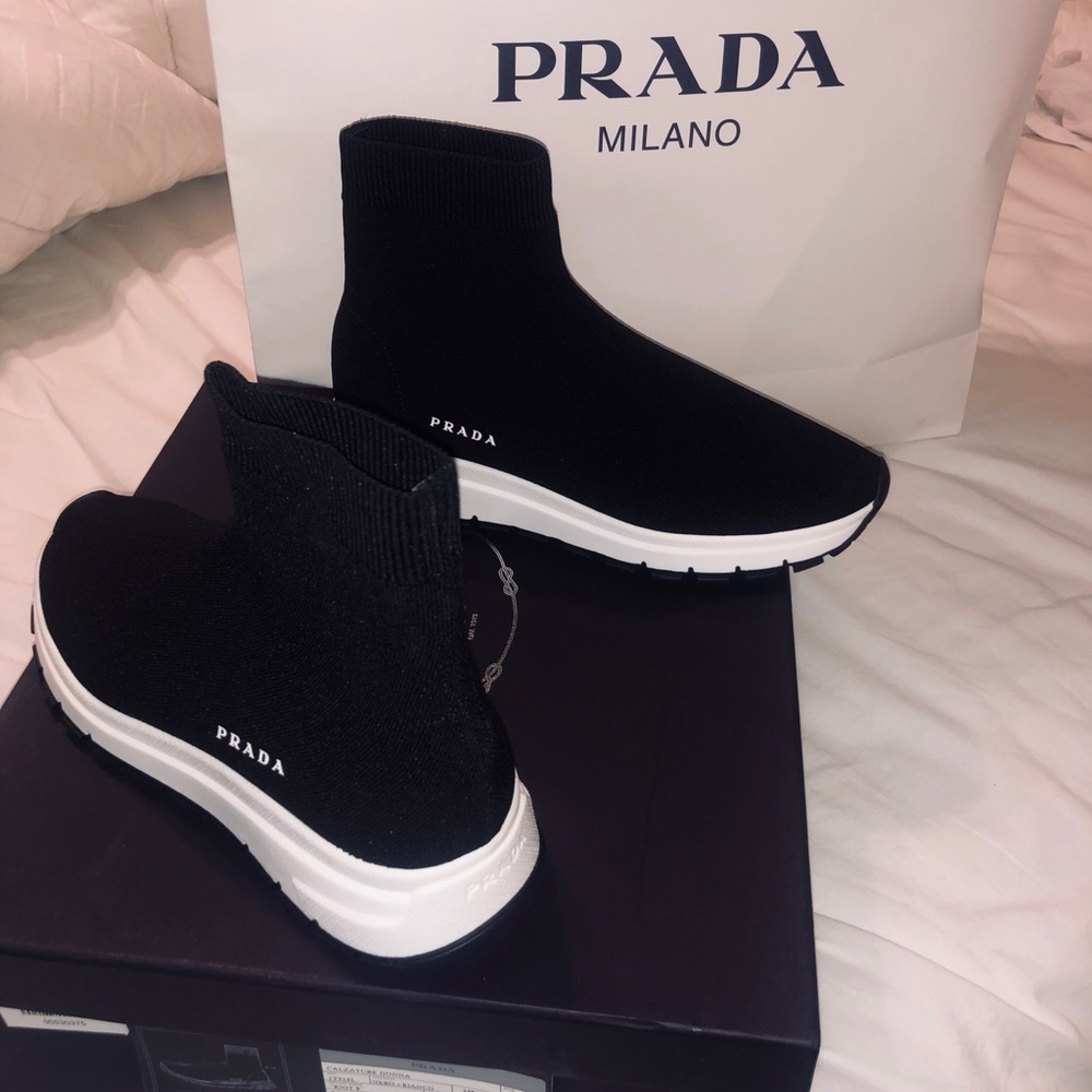 AUTHENTIC PRADA SOCK SNEAKERS!! - Picture 4 of 6